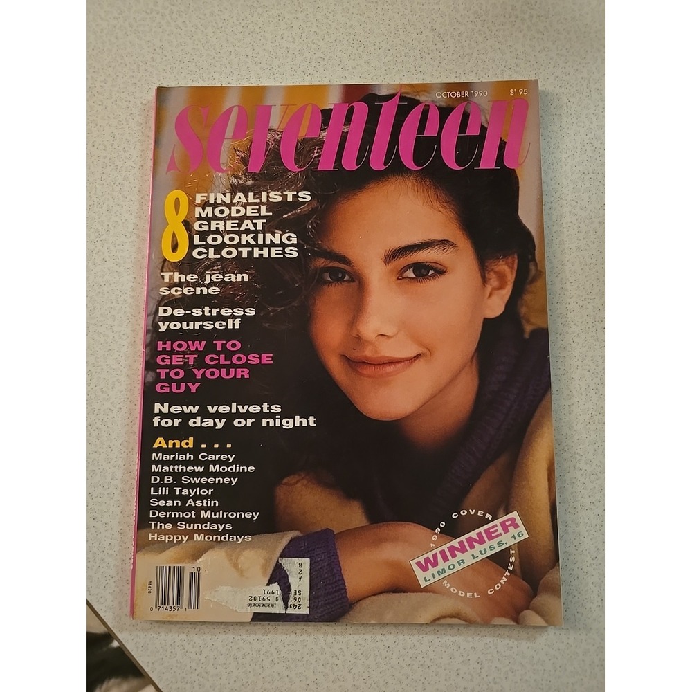 SEVENTEEN MAGAZINE‎ October 1990 Mariah Carey Sean Astin Lili Taylor D.B. Sweeny